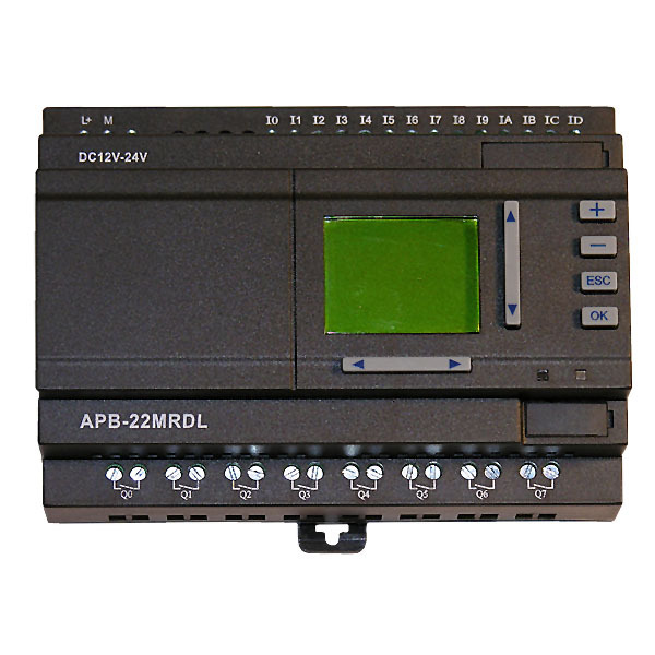 DC powered, 22 I/O APB controller, with HMI
