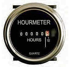 Round Hour Meter, 12 to 48VDC