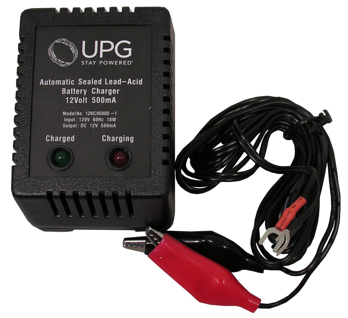 Charger, 12VDC, 500mA