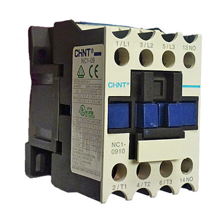 NC1 AC Contactor, 12A, 3 Contact
