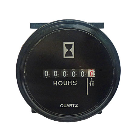 Round Hour Meter, 115VAC